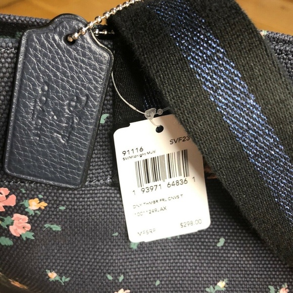 Coach Disney Tote Bag Rose Bouquet Thumper - Picture 7 of 8